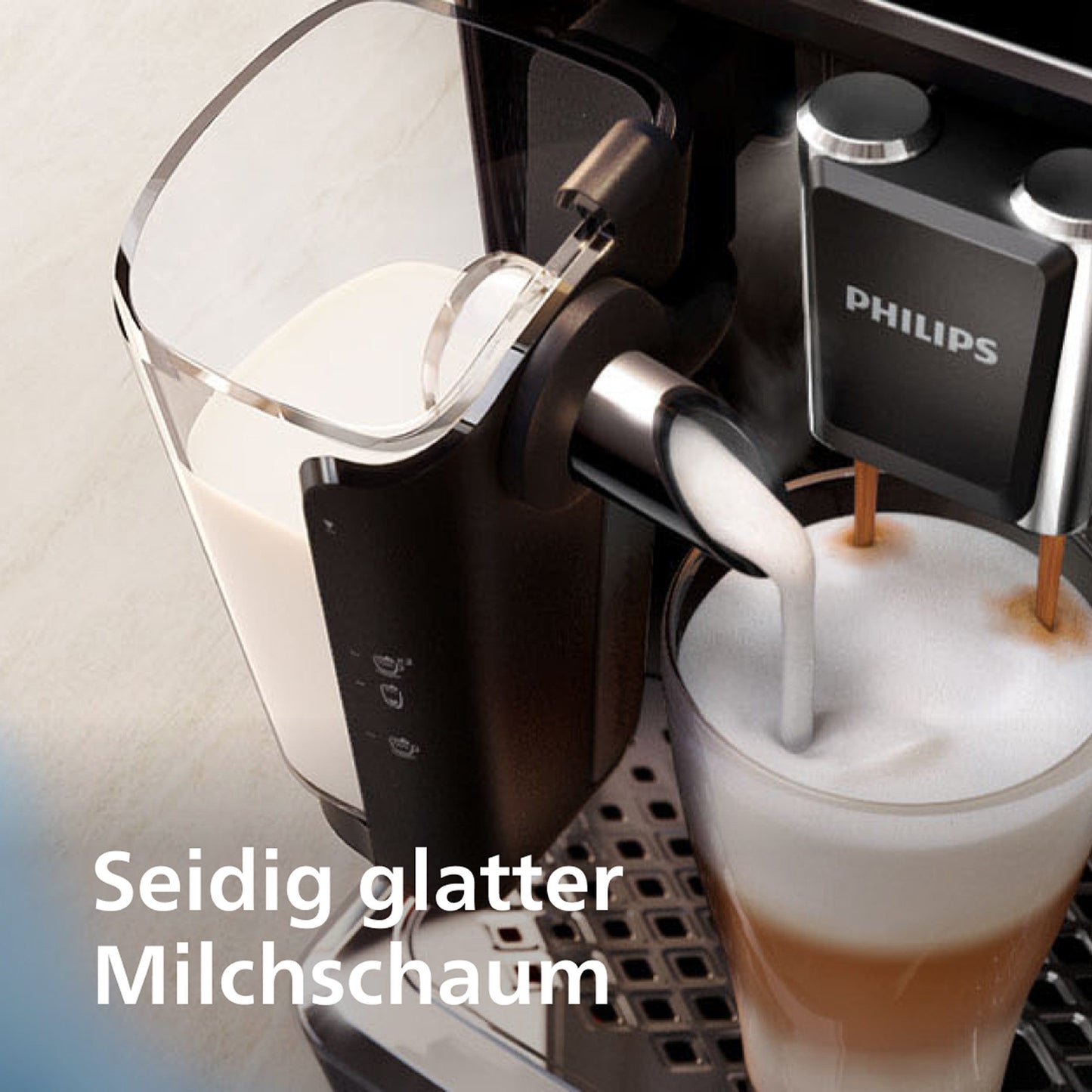 Serie 5400 (EP5447/90) Kaffeevollautomat – LatteGo Milchsystem, 12 Kaffeespezialitäten, Intuitives Display, 4 Benutzerprofile, Chrom
