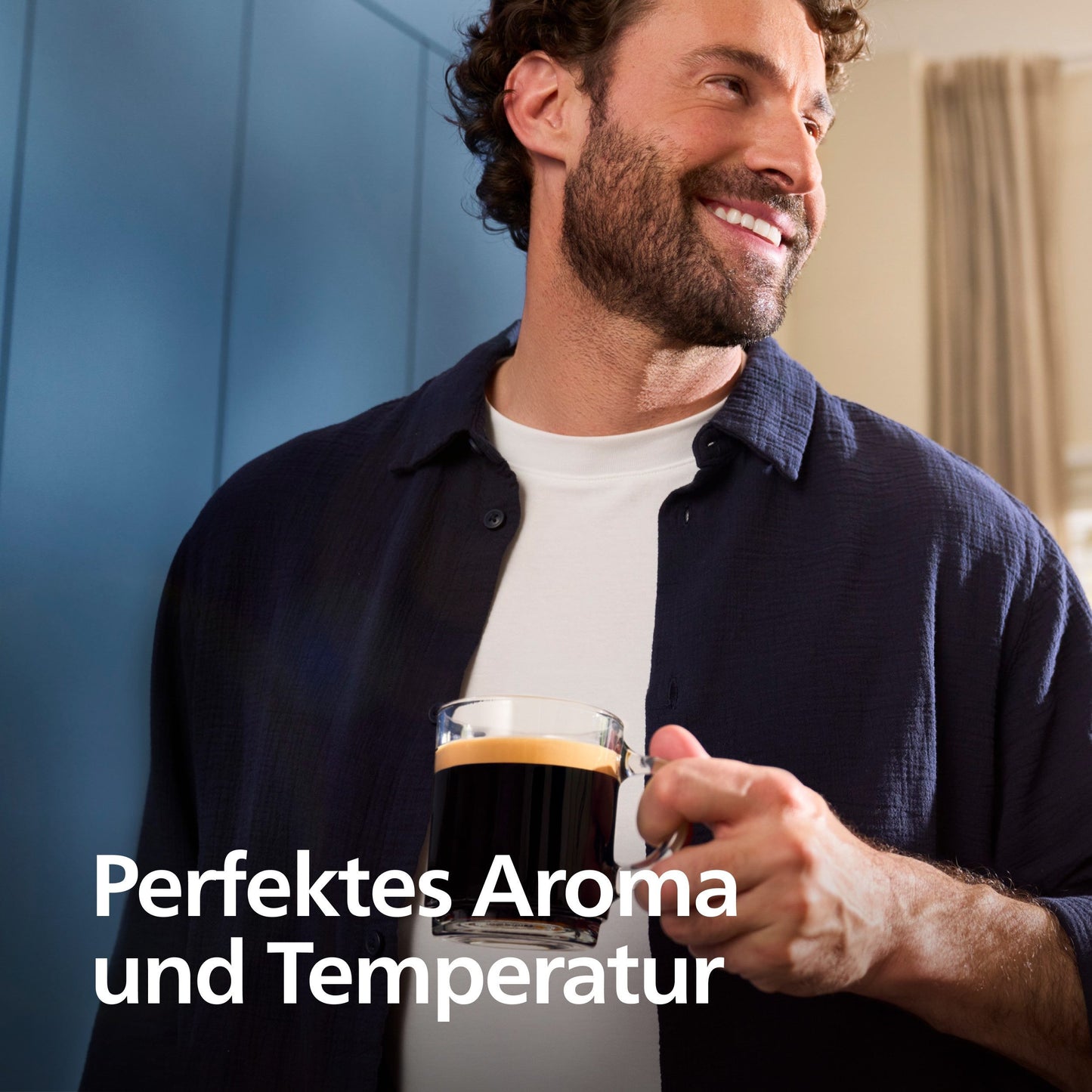 Serie 5400 (EP5447/90) Kaffeevollautomat – LatteGo Milchsystem, 12 Kaffeespezialitäten, Intuitives Display, 4 Benutzerprofile, Chrom